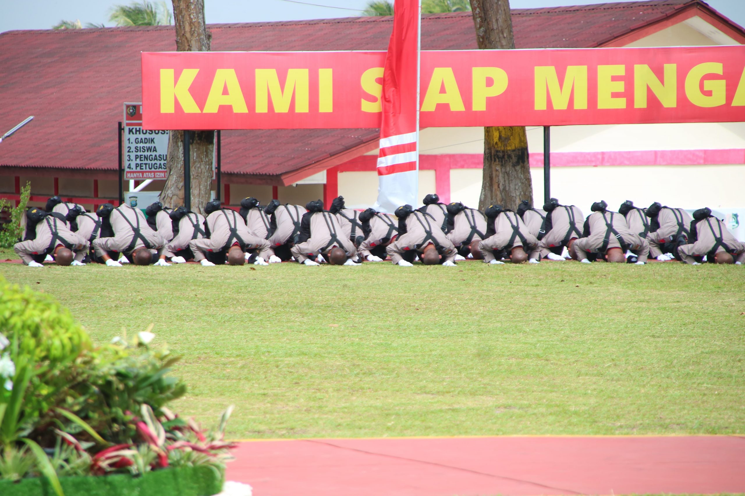 Upacara Pembukaan Pendidikan Pembentukan Bintara Polri Gelombang I