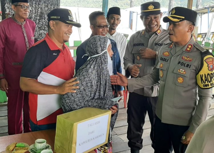 Kapolres Karimun Jumat Curhat Kamtibmas Bersama Masyarakat Kecamatan Kuta Kabupaten Karimun