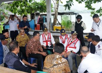 Wakil Ketua I DPRD Natuna Turut Dampingi Menteri Perhubungan (MENHUB) Tinjau Pelabuhan Slat Lampa