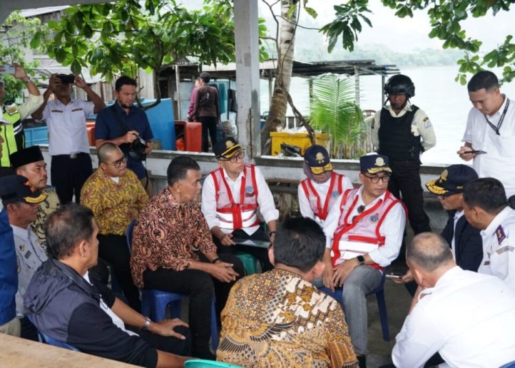 Wakil Ketua I DPRD Natuna Turut Dampingi Menteri Perhubungan (MENHUB) Tinjau Pelabuhan Slat Lampa
