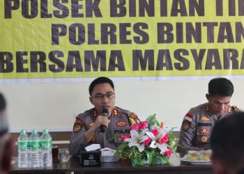 Jumat Curhat Kapolres Bintan di Bintan Timur, Masyarakat Minta Polisi Lakukan Ini Menjelang Ramadhan 1445H