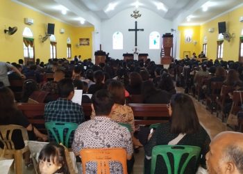 Berikan Rasa Aman, Polres Bintan Lakukan Pengamanan di Gereja