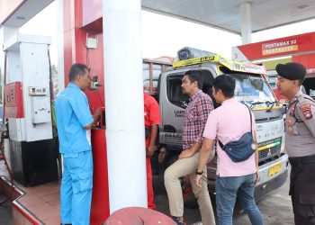 Polres Bintan Lakukan Pemantauan ke Sejumlah SPBU di Bintan