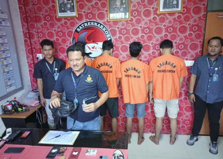 Satuan Reserse Narkoba Polres Bintan Tangkap Pelaku Penyalahguna Narkoba Sebanyak 4 Orang Selama 2024