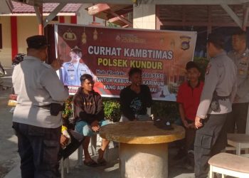 Jumat Kamtibmas Polsek Kundur Antisipasi Terjadinya Gangguan Jelang Hari Raya Idul Fitri 1445.H/2024.M