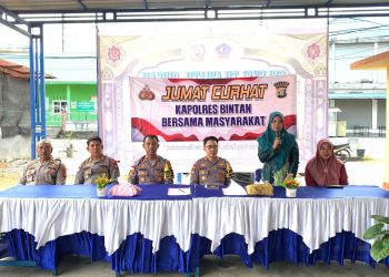 Jumat Curhat Kapolres Bintan Dengan Masyarakat Tanjung Uban