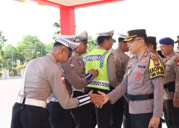 Halal bihalal Kapolres Bintan Dengan Seluruh Personil Polres Bintan