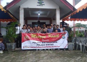 Giat Minggu Kasih Polres Bintan Kembali Dilaksanakan