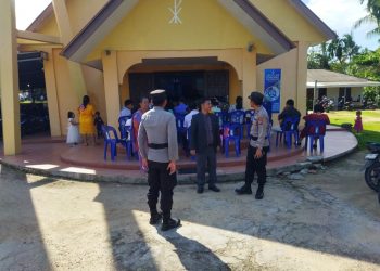 Polres Bintan Konsisten Berikan Rasa Aman Saat Beribadah
