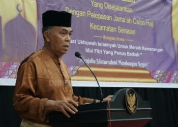 Bupati Natuna Hadiri Acara Halal Bihalal Bersama Himpunan Masrakat Serasan