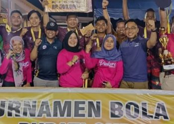 Polres Bintan Menyala, Raih Juara 1 Turnamen Bola Voli Bupati Bintan Cup