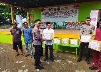 Bakti Kesehatan dan Bakti Sosial Polres Bintan Dalam Rangka Hari Bhayangkara ke-78,  di Kampung Tangguh Bebas Narkoba.