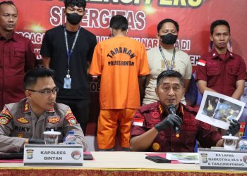 Tim Gabungan Berhasil Gagalkan Upaya Penyelundupan Narkoba ke dalam Lapas Narkotika Tanjungpinang