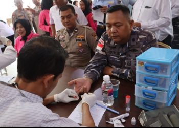 Aksi Sosial Polres Bintan Dalam Rangka Hari Bhayangkara Ke-78, Laksanakan Donor Darah