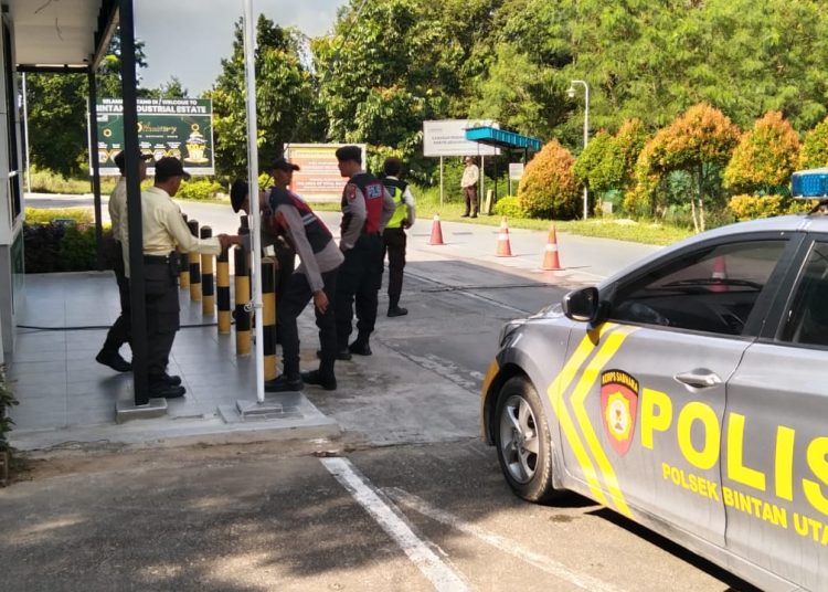Terus Jaga Kamtibmas Yang Kondusif, Polres Bintan Laksanakan Patroli Berikan Himbauan Kamtibmas
