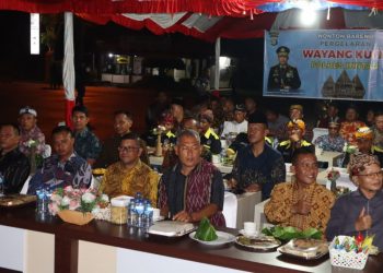 Rayakan Hari Bhayangkara Ke-78, Polres Bintan Gelar Nobar Wayang Kulit Bersama Kapolri dan Panglima TNI