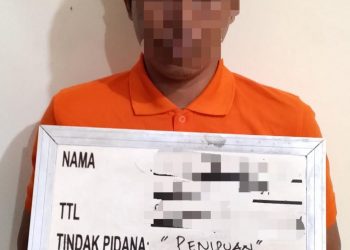 Janjikan Bisa Bekerja Dengan Bayaran Sejumlah Uang, Seorang Laki-laki Penipu Ditangkap Oleh Personel Polsek Bintan Utara