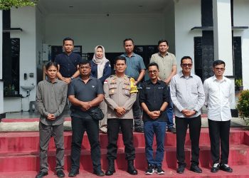 Kabagops dan Kasat Intelkam Polres Bintan Sambang dan Jalin Silaturahmi ke KPU Bintan