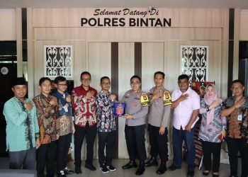 Silaturrahmi Ketua KPUD Bintan ke Polres Bintan, Minta Pengamanan Pilkada Serentak seperti Pelaksanaan Pemilu