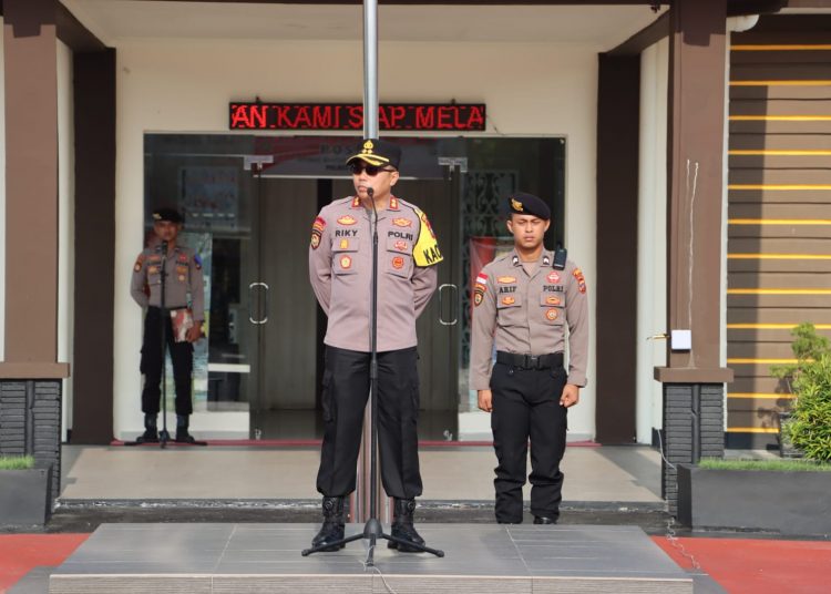 Kapolres Bintan Pimpin Apel Pagi, Netralitas Polri Wajib dalam Pilkada 2024