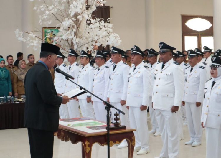 69 Kades Kabupaten Natuna Ikuti Pengukuhan Perpanjangan Masa Jabatan