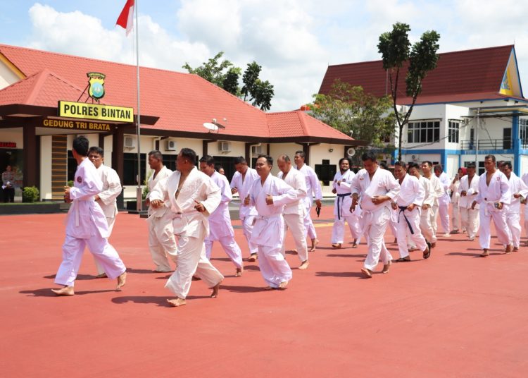 Sebanyak 38 Personel Polres Bintan Ujian Kenaikan Pangkat Periode Januari 2025