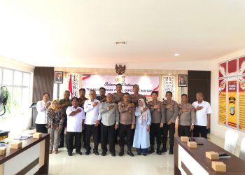 Polres Bintan Menerima Kunjungan Puslitbang Polri dalam Rangka Penelitian Penanganan Tindak Kekerasan Terhadap Perempuan dan Anak di Kabupaten Bintan