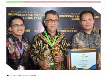 Pemerintah Kabupaten Natuna Raih Penghargaan (UHC) Dari BPJS Kesehatan