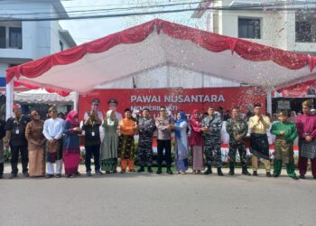 Polres Bintan Terjunkan Personil Pengamanan Pawai Nusantara Peringati HUT Kemerdekaan RI Ke 79
