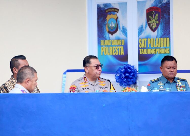 Irjen Pol Yan Fitri Halimansyah Kapolda Kepri Resmikan MAKO SATPOLAIRUD Polresta Tanjungpinang