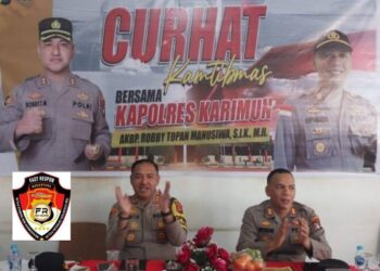 Kunker Perdana Kapolres, dan Ibu Ketua Bhayangkari Karimun di polsek Kundur