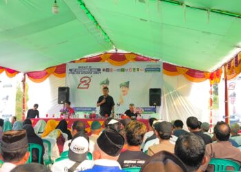 Kampanye di Batu Gajah Wan Siswandi Komitmen Beri Bantuan Mobil Angkutan Sekolah