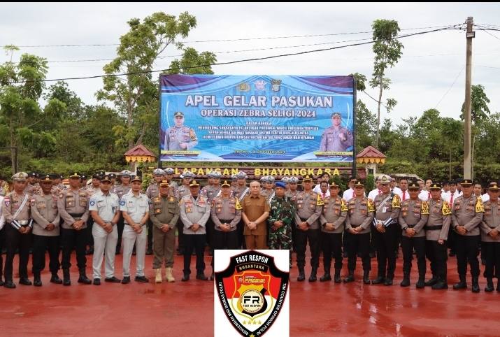Polres Bintan Gelar Pasukan dalam Rangka Operasi Zebra Seligi 2024