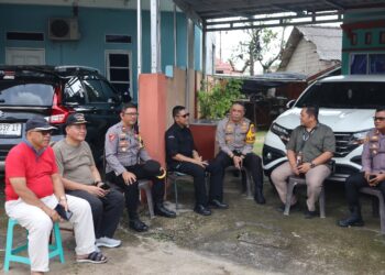 Pelakaanaan PSU TPS 17 Pinang Kencana Pilkada 2024, Kapolresta Tanjungpinang Monitor Pengamanan Secara Langsung