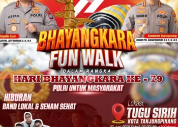 Kapolresta  Tanjungpinang Kombes Pol Hamam Wahyudi: Selamat Hari Bhayangkara Ke-79, Polri Semakin Dekat dengan Rakyat