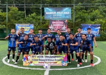 Menyambut Hari Bhayangkara ke 79, Polres Bintan Gelar Event Fun Football Minisoccer