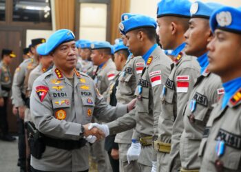 Wakapolri Pimpin Upacara Purna Tugas 139 Personel Kontingen Garuda Bhayangkara, Tegaskan Komitmen Indonesia Dukung Perdamaian Dunia