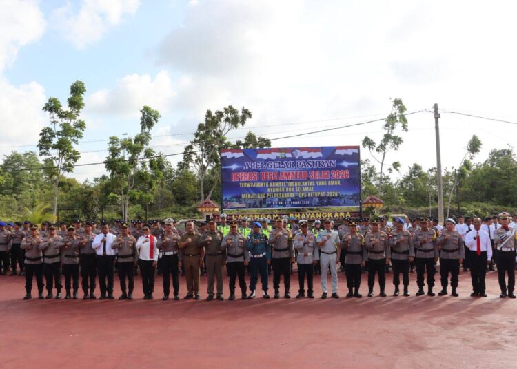 Polres Bintan Laksanakan apel gelar pasukan operasi keselamatan seligi 2026