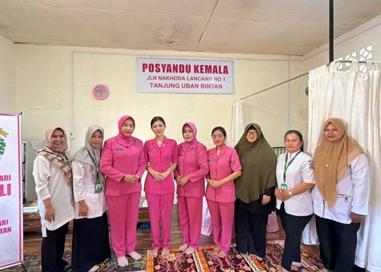 Pemberian Vitamin A Oleh Bhayangkari Cabang Bintan, Dukung Pertumbuhan Anak