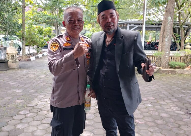 Kapolsek Srumbung Apresiasi Dedikasi Ketum PW-FRN Agus Flores dalam Mendukung Polri
