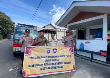 Berikan Imbauan Kamtibmas, Sat Binmas Polresta Tanjungpinang Laksanakan Kegiatan Binpolsus