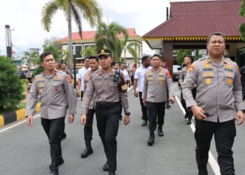 Wakapolda Kepri Lakukan Kunjungan ke Polresta Tanjungpinang, Tinjau Layanan Publik Call Center 110