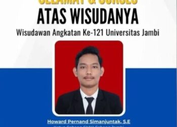Badan Pengurus Cabang Jambi GMKI, Memberikan Apresiasi dan Terimakasih kepada Howard Pernand Simanjuntak Sebagai KECAB GMKI