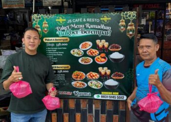 Luar Biasa, Bung Yuuky Pengusaha Muda JS Cafe dan Restoran Berbagai Takjil di Bulan Ramadhan 1447 H