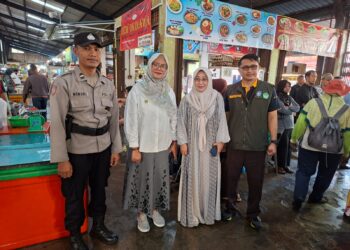 Polsek Tanjungpinang Timur Laksanakan Pengamanan dan Monitoring Gerakan Pangan Murah Daging Sapi Segar