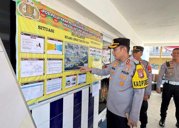 Jelang Lebaran, Kapolres Bintan Pastikan Pos Pelayanan Operasi Ketupat Seligi 2026 Siap Operasional Penuh