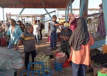 Pelabuhan Domestik Tanjung Batu di Padati Oleh Pemudik Hari Raya Idul Fitri 1447.H/2026.M