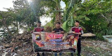 Patroli Karhutla, Polresta Tanjungpinang Tingkatkan Antisipasi Kebakaran Hutan dan Lahan