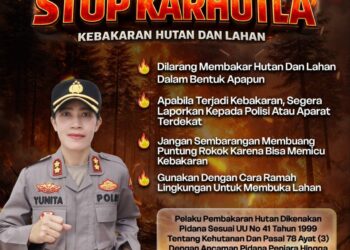 Polres Karimun Imbau Masyarakat Cegah Pembakaran Hutan dan Lahan