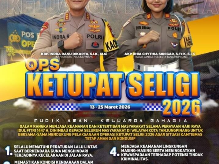 Polresta Tanjungpinang Siaga Layanan Call Center 110, Pastikan Mudik Aman Keluarga Bahagia
